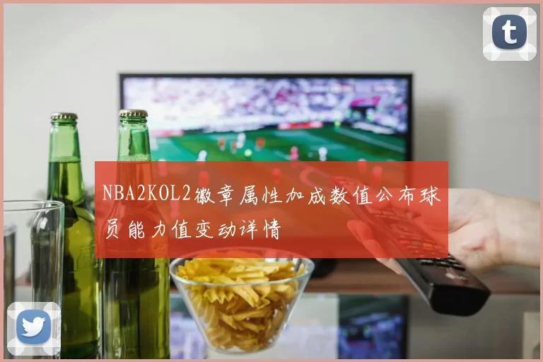 NBA2KOL2徽章属性加成数值公布球员能力值变动详情
