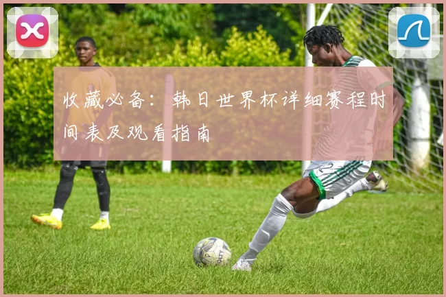 收藏必备：韩日世界杯详细赛程时间表及观看指南