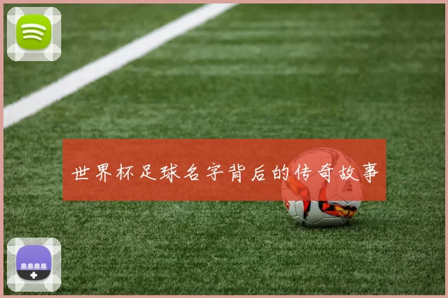 世界杯足球名字背后的传奇故事