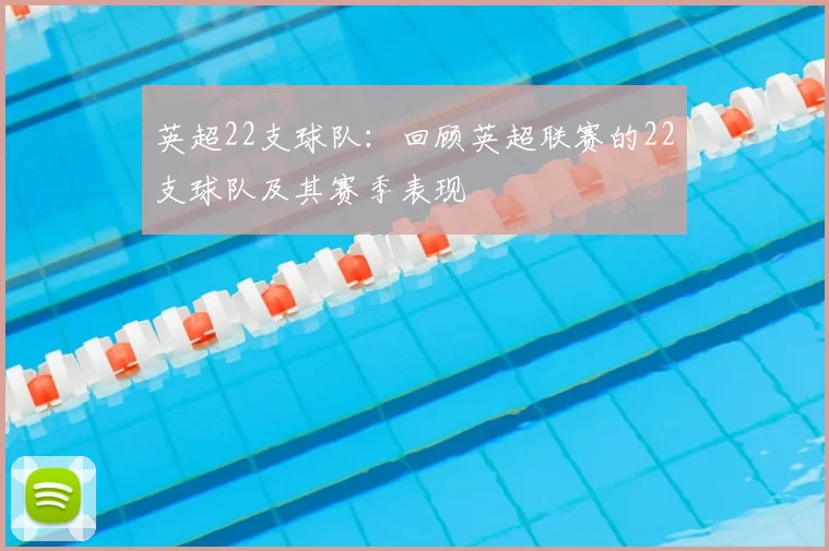 英超22支球队:回顾英超联赛的22支球队及其赛季表现